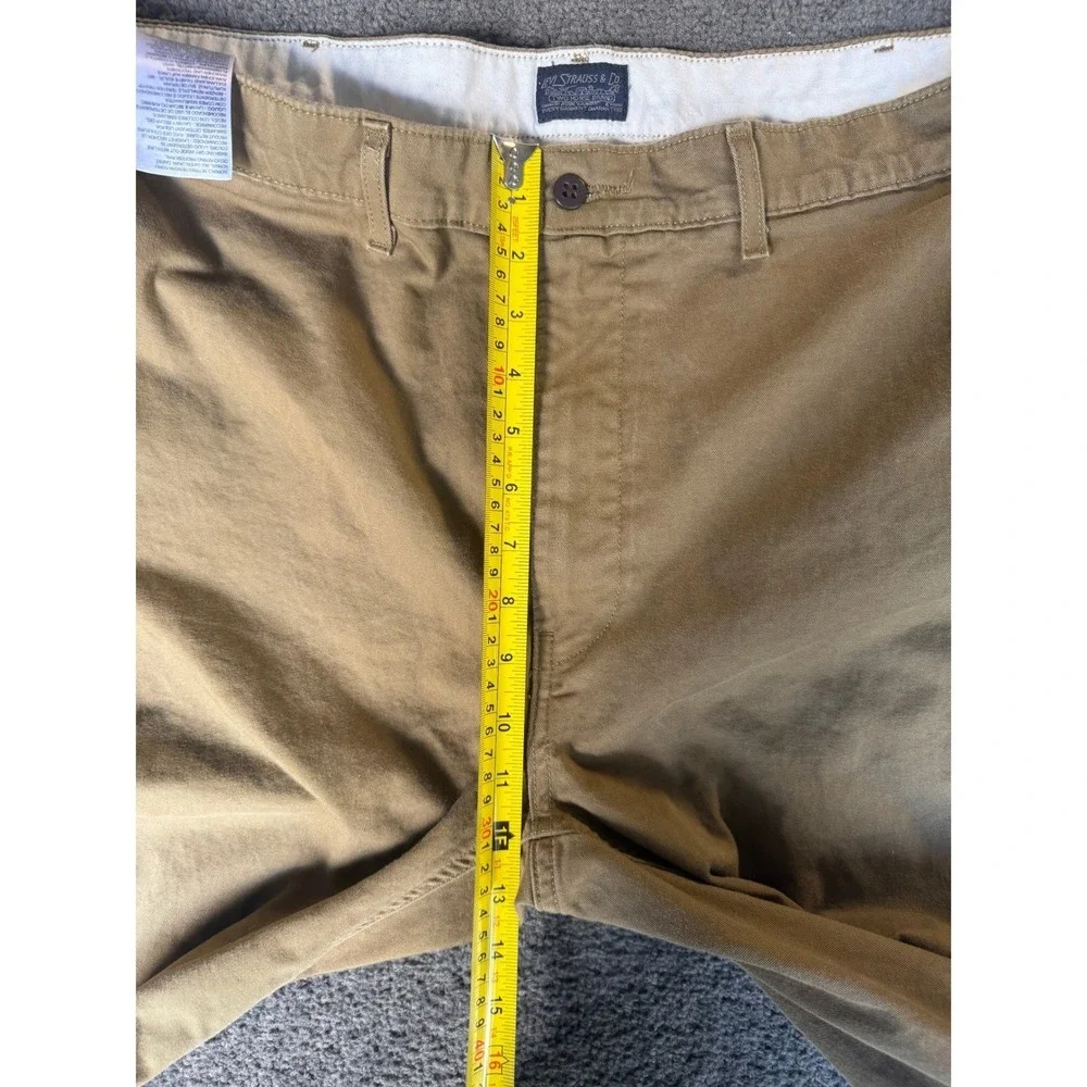 Levi‎ Strauss & Co Mens Two Horse Brand Chino Pants Khaki Tan Straight Leg 40x30